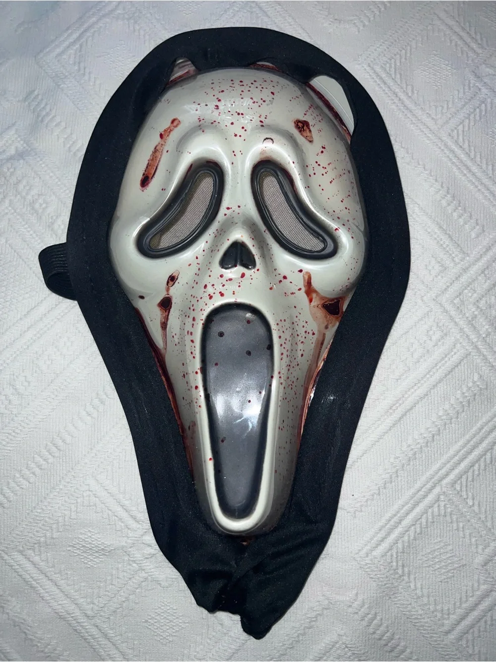 Kids Blood-Splattered Ghost Mask Costume